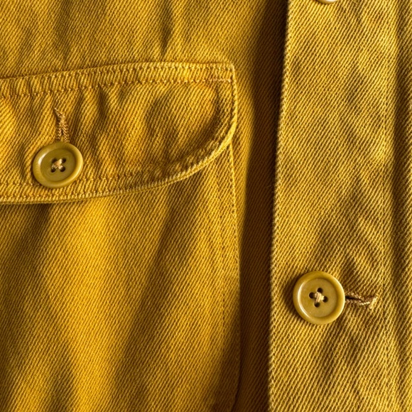 Alex Mill Garment Dyed Work Chore Jacket - Men’s Medium in Mustard Yellow - Picture 3 of 3